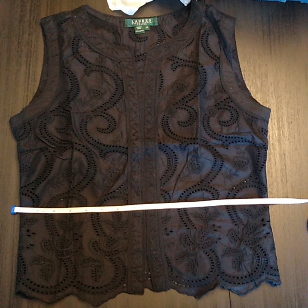 Ralph Lauren embroidered eyelet blouse - Picture 10 of 12